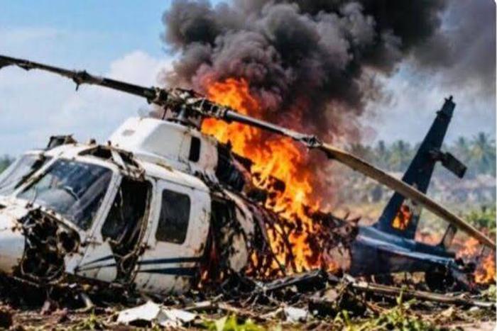 Several feared dead as military helicopter crashes in Ondo