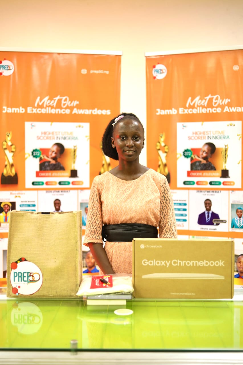 Prep50 Rewards UTME Top Scorer With Laptop