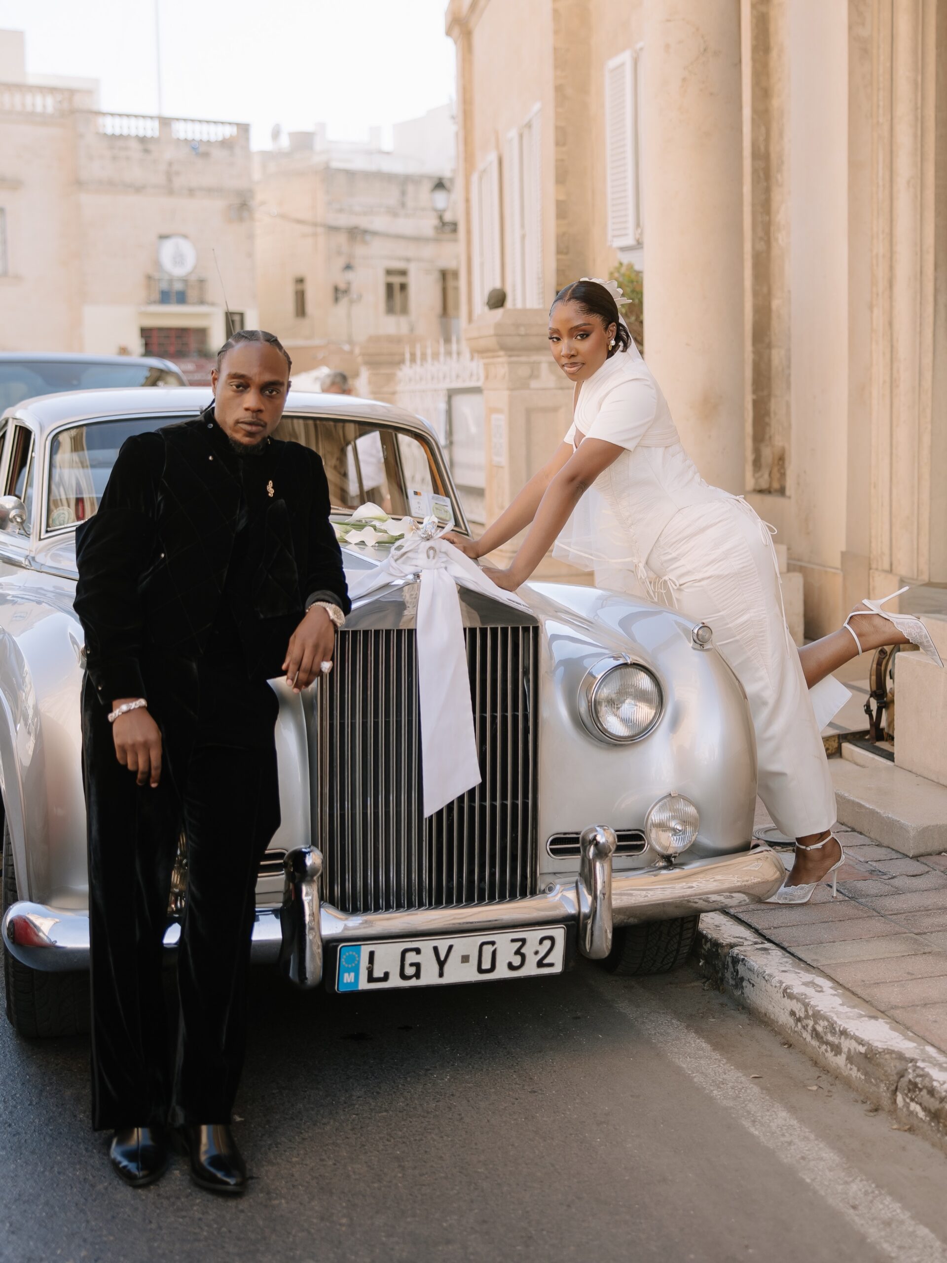 L.A.X and Ella Are Legally Hitched! See Their Stylish Civil Wedding Looks in Malta