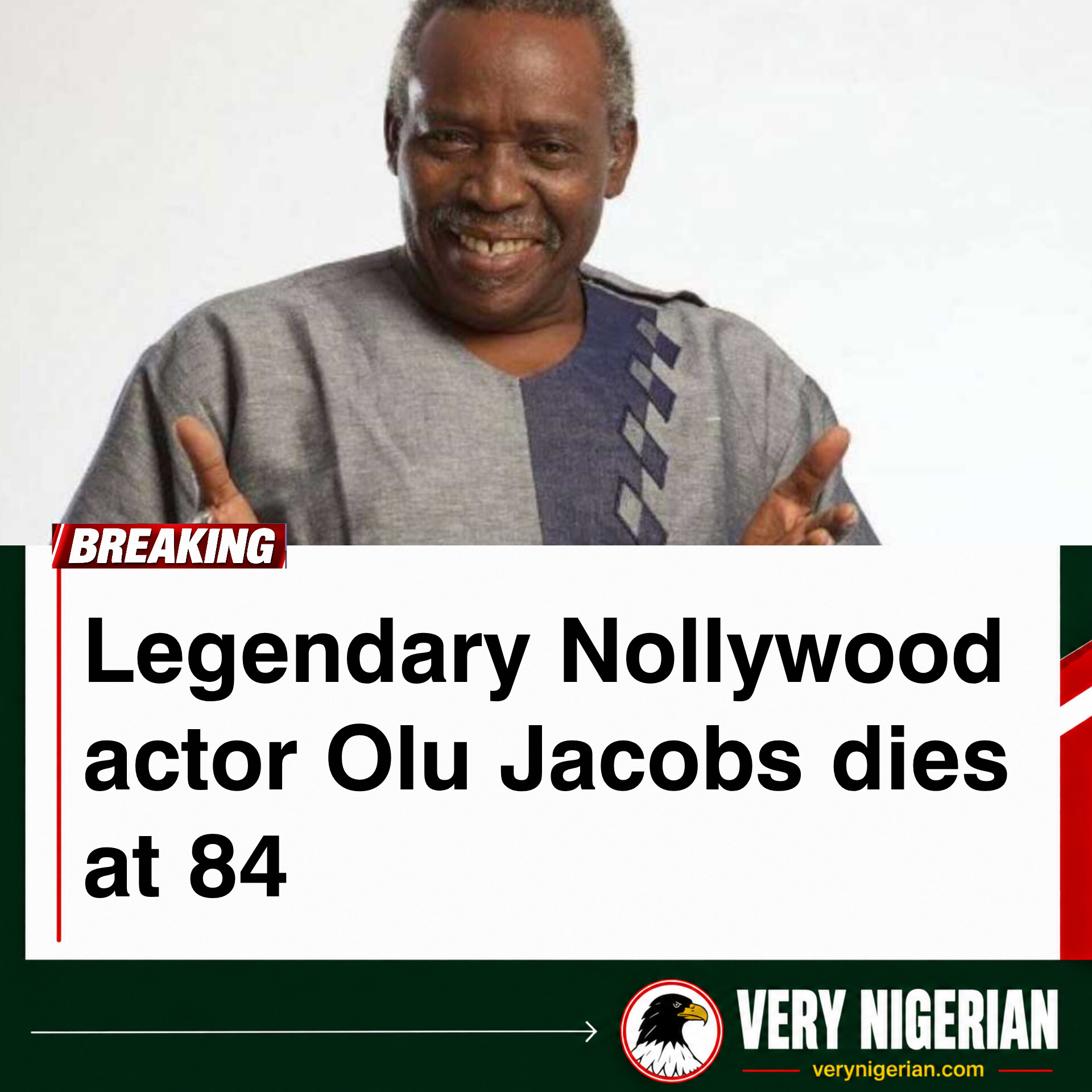 Olu Jacobs Is Dead