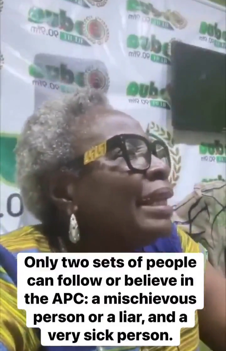 Elderly Yoruba Woman Sparks Reactions With Bold Claim About APC Supporters(Fotos