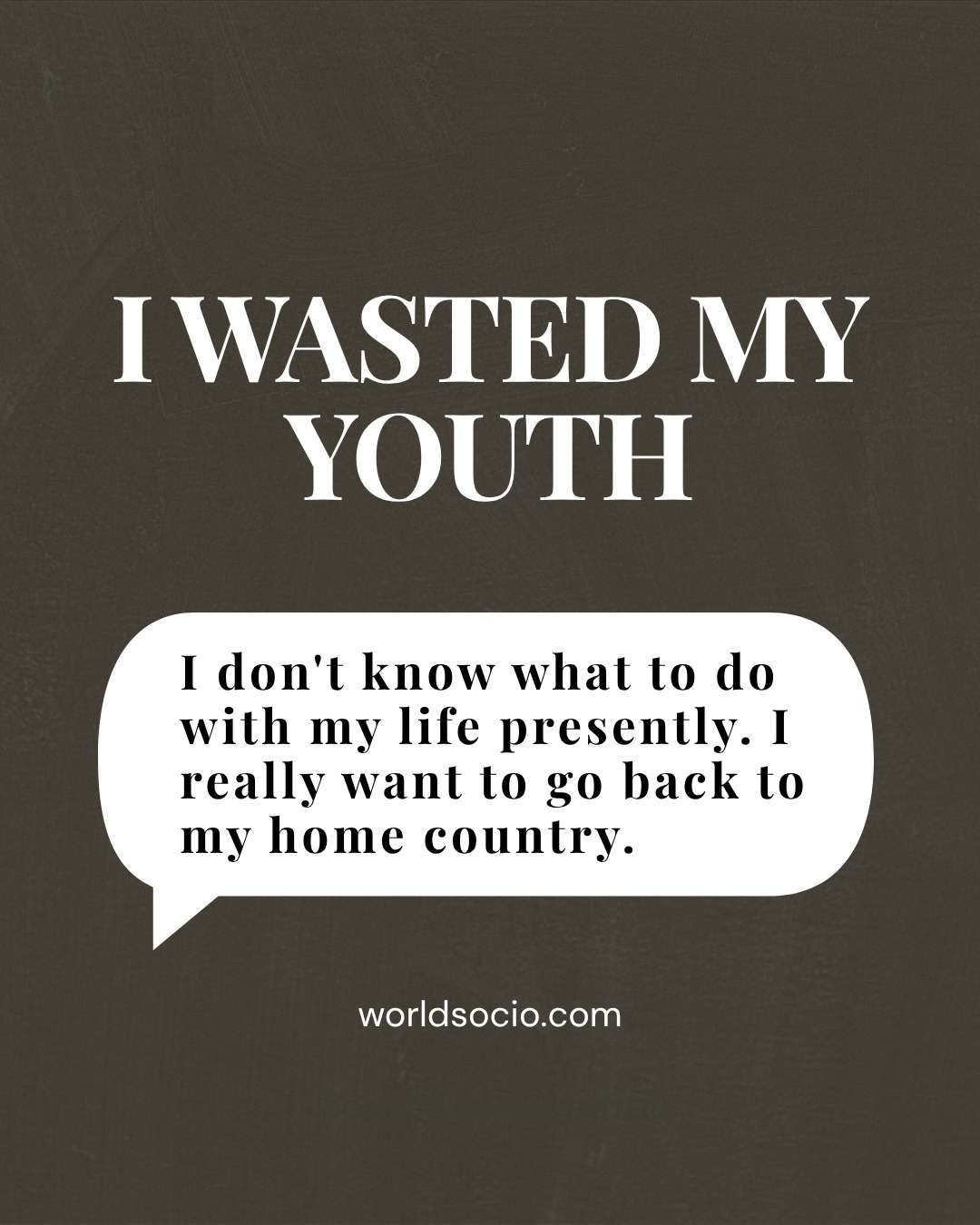 I Wasted My Youth