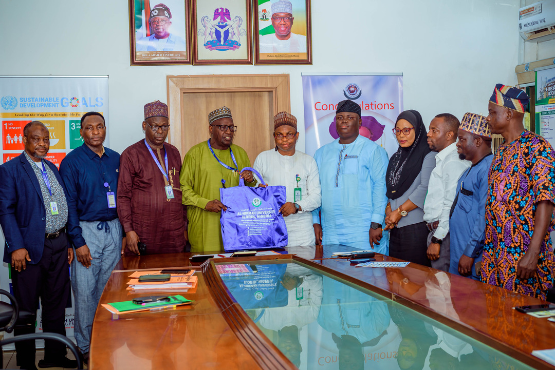 UNIOFFA Vice-chancellor, Management Team Pay Courtesy Visit To Al-hikmah Varsity