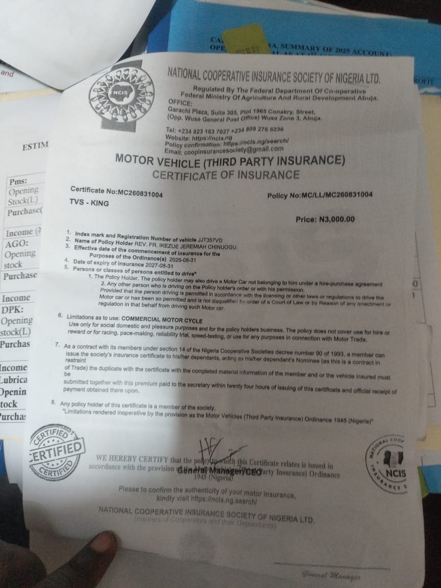 Re: Frsc Anambra Recovered Suspected Stolen Tricycle In Awka.