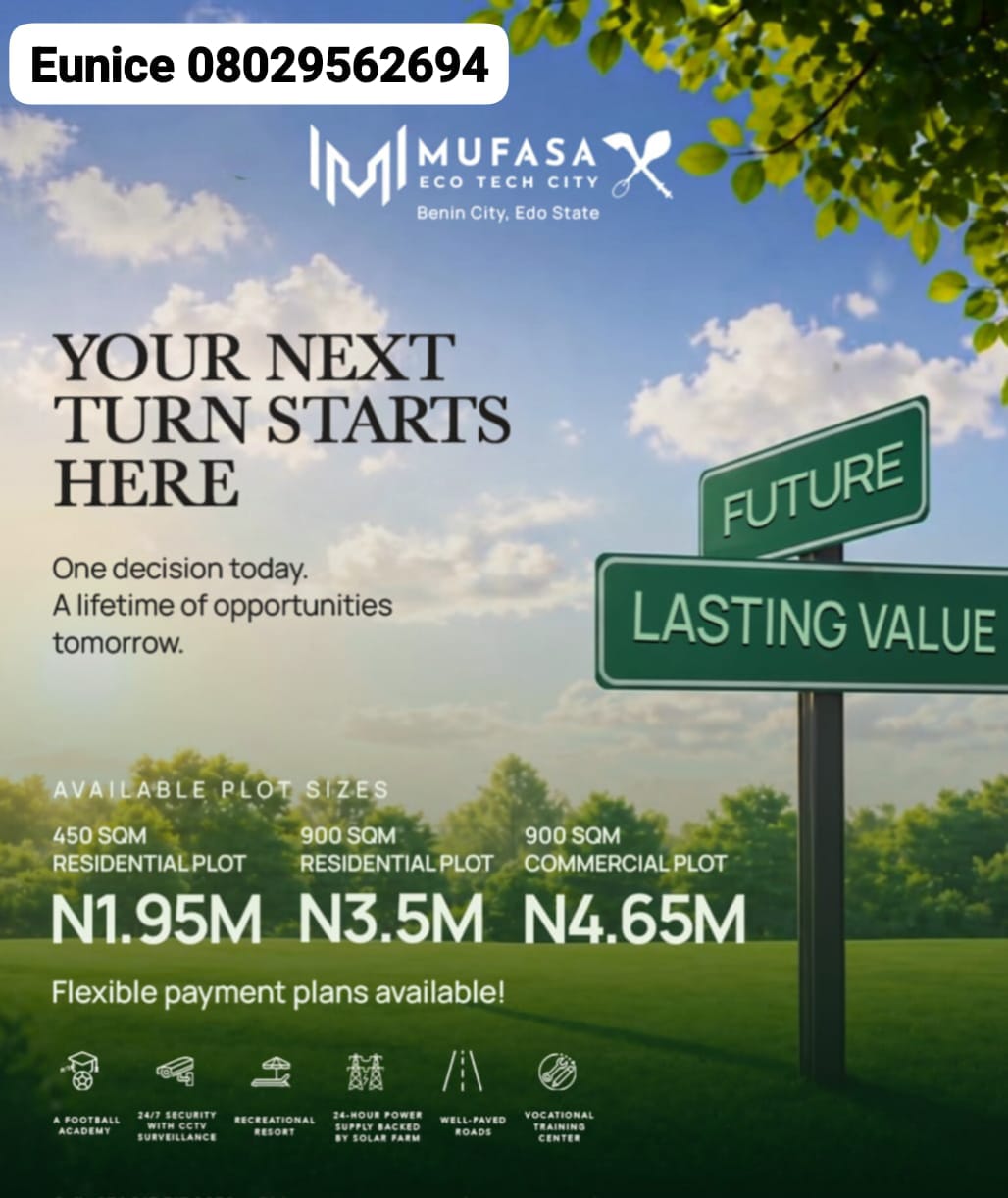 Land For Sale❗ Mufasa Eco - Tech City❗ Benin City❗ Eunice 08029562694