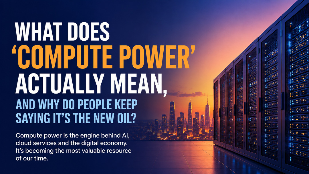 What Does Compute Power Actually Mean, And Why Are People Calling It The New Oil
