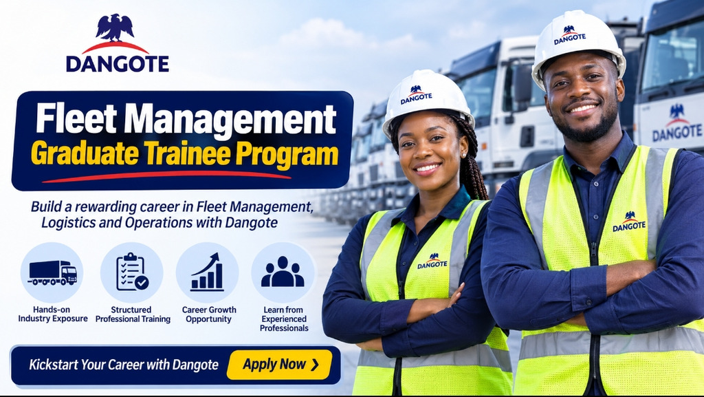 Dangote Fleet Management Graduate Trainee Program